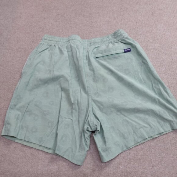 Chubbies Mens Shorts Large Blue Green Hybrid Floral Print All Over Lined 5" in - Picture 10 of 11